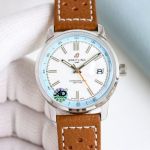 BLS Factory Breitling Chronomat 38mm 9015 Movement Italian Cowhide Strap Men Watch